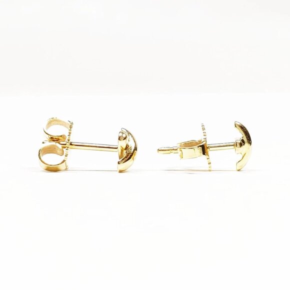 Tiffany and Co. Pierced Earring Signature X Gold 549-052925 - Picture 3 of 9
